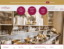 Tablet Screenshot of lueftenegger-lungau.at
